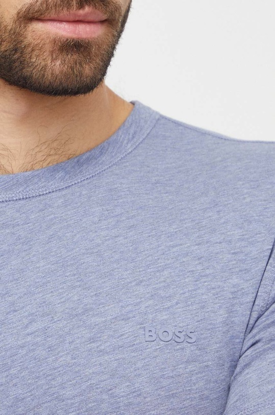 BOSS Orange t-shirt bawełniany niebieski 50508243