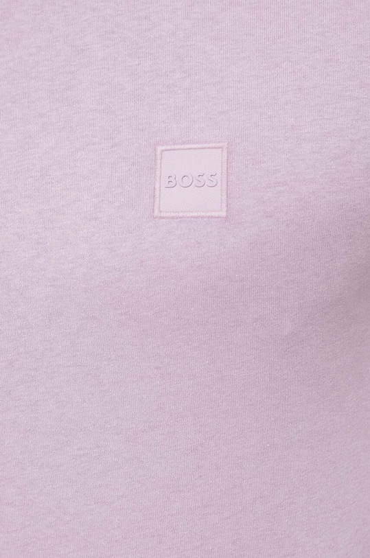 BOSS Orange t-shirt bawełniany fioletowy 50508584