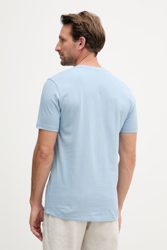 Одяг BOSS Orange футболка для бігу чоловіча бавовняна Tales 50508584 блакитний