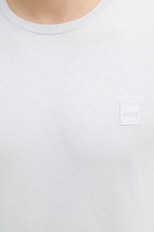 BOSS Orange pamut póló 50508584 szürke