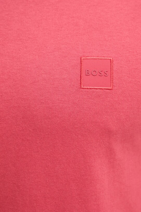 Bavlněné tričko BOSS Orange Tales 50508584 červená