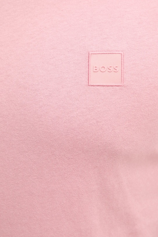 Бавовняна футболка BOSS Orange Tales 50508584 рожевий
