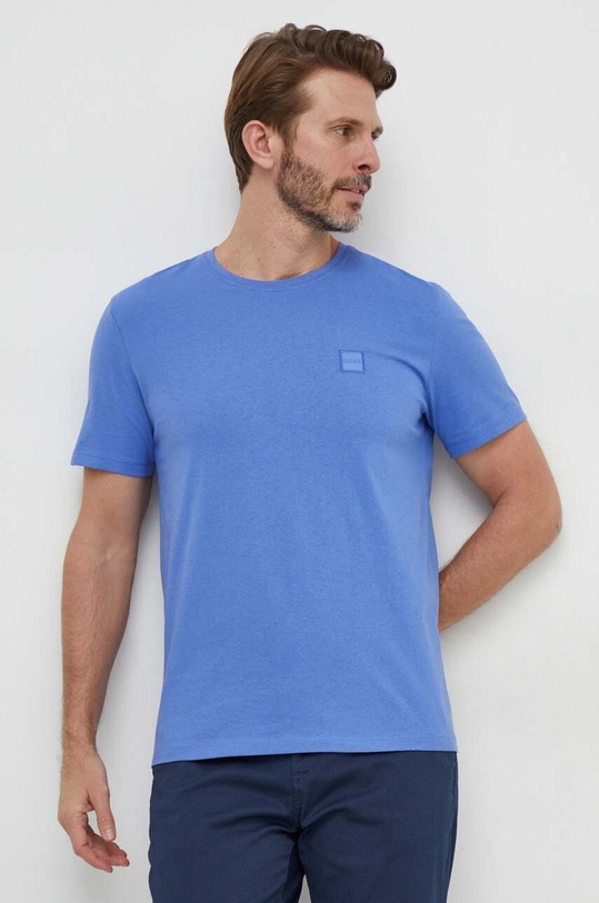 BOSS Orange t-shirt bawełniany bawełna fioletowy 50508584