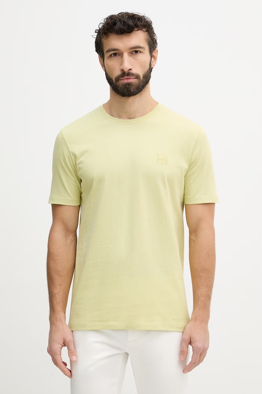 BOSS Orange t-shirt bawełniany Tales zielony 50508584