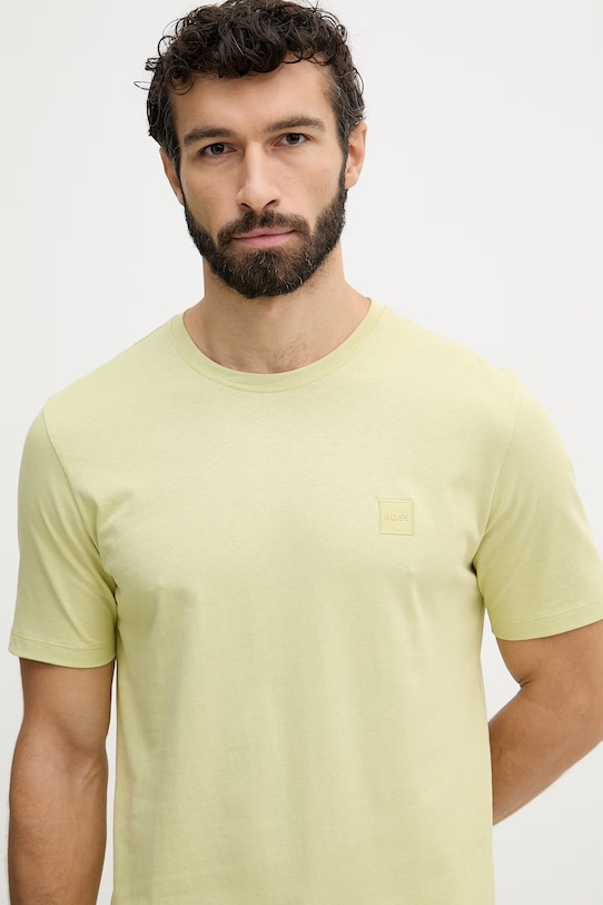 BOSS Orange t-shirt bawełniany Tales zielony 50508584