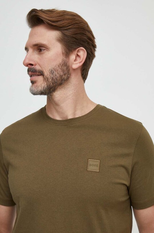 Odzież BOSS Orange t-shirt bawełniany 50508584 zielony