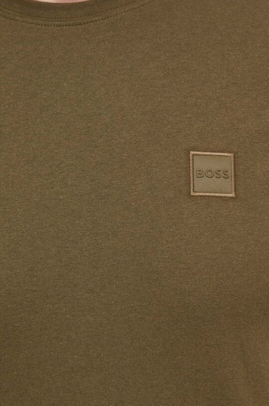 BOSS Orange t-shirt bawełniany zielony 50508584