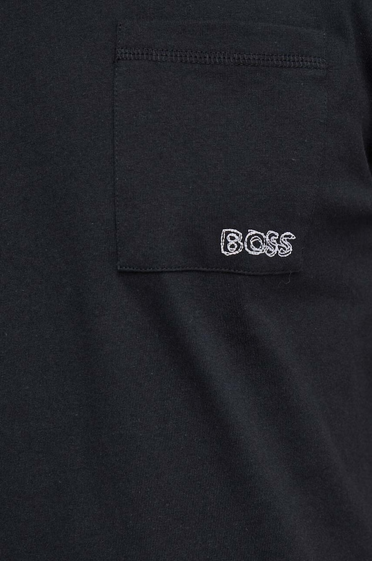 BOSS Orange t-shirt bawełniany czarny 50509452