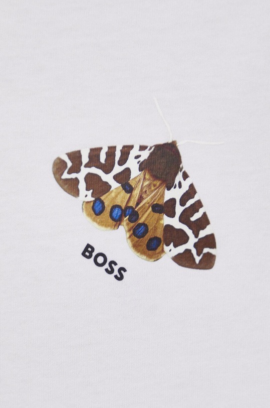 BOSS Orange t-shirt bawełniany 50509904 beżowy