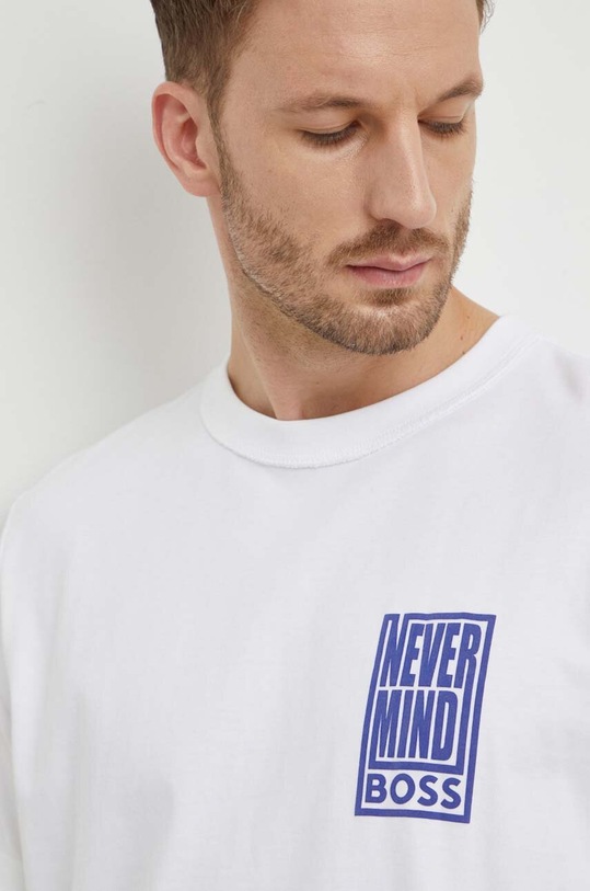 BOSS Orange t-shirt bawełniany beżowy 50509904