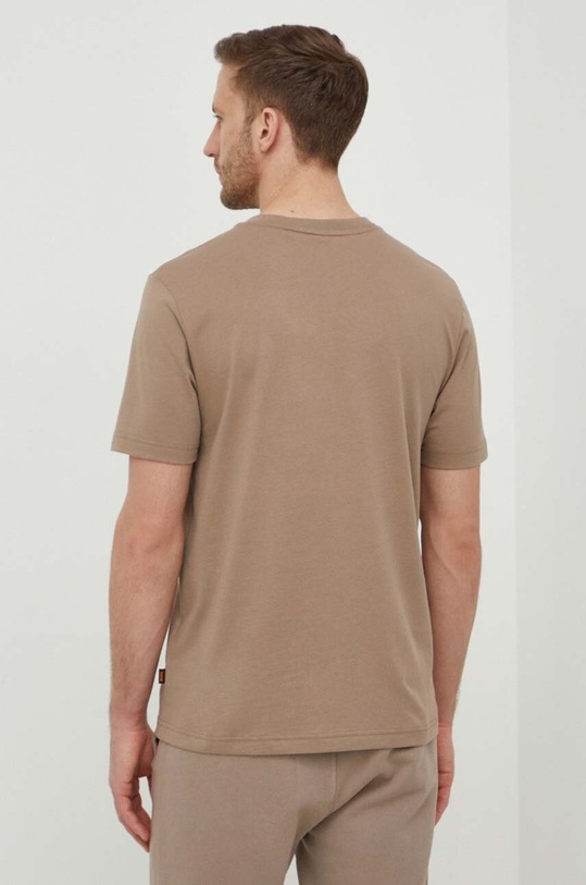 Îmbrăcăminte BOSS Orange tricou din bumbac 50510009 bej