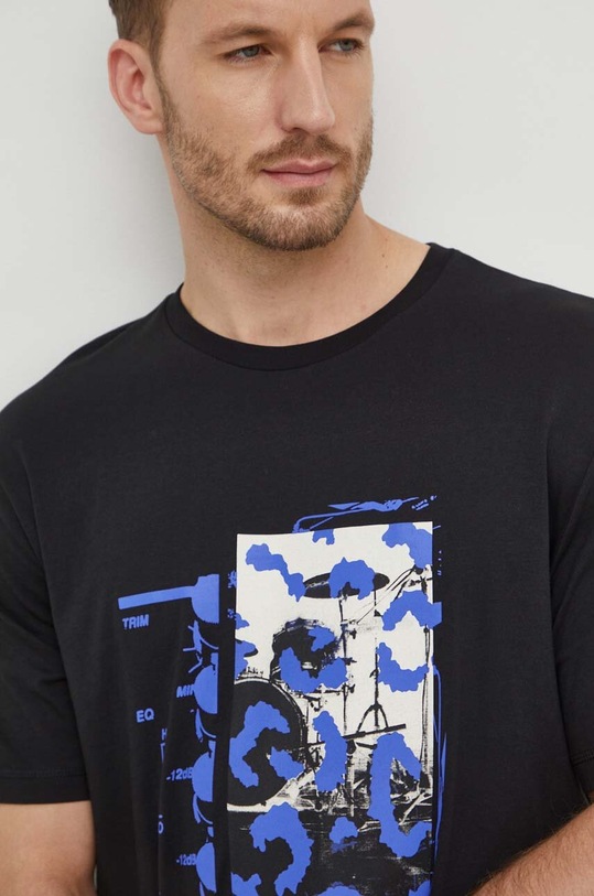 Odzież BOSS Orange t-shirt bawełniany 50510021 czarny