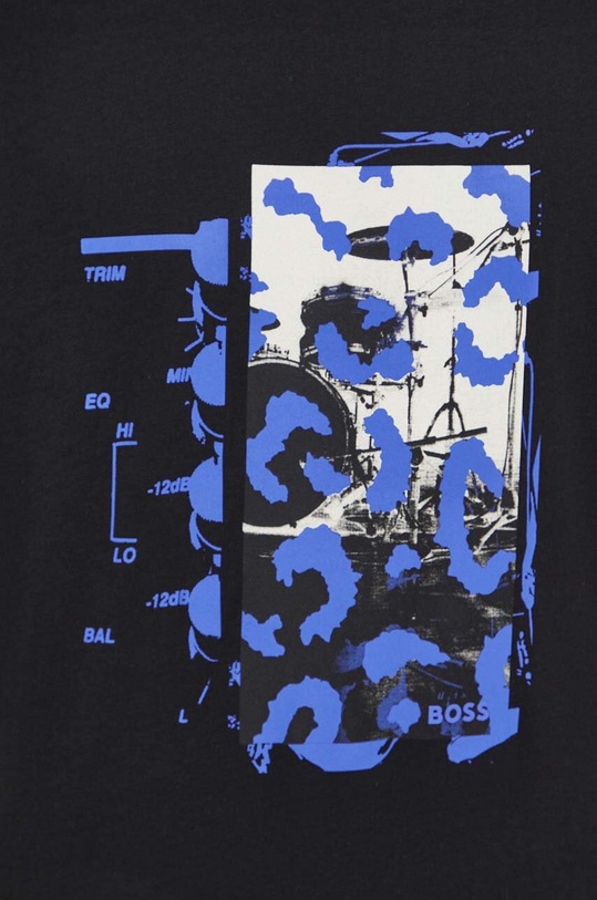 BOSS Orange t-shirt bawełniany czarny 50510021