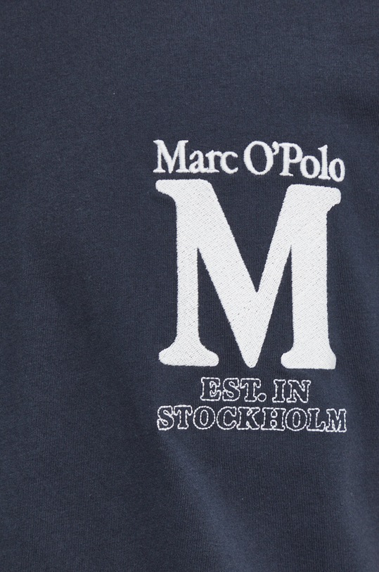 Marc O'Polo t-shirt bawełniany 420201651028 granatowy