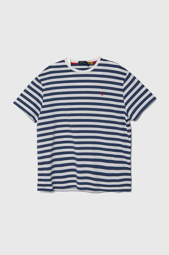 Βαμβακερό μπλουζάκι Polo Ralph Lauren βαμβάκι σκούρο μπλε 710926999