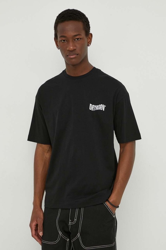 Oblečenie Bavlnené tričko Drykorn ANAYO_FBP 49293.520155 čierna