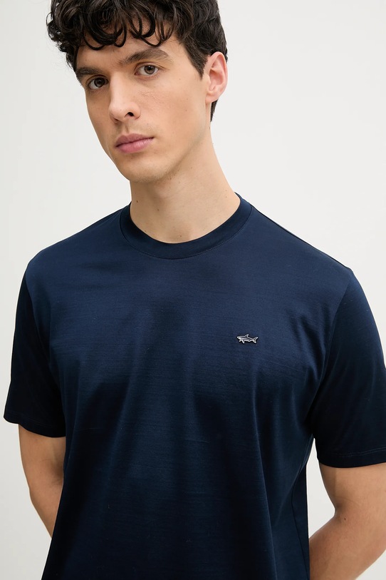 Paul&Shark t-shirt bawełniany granatowy 24411021