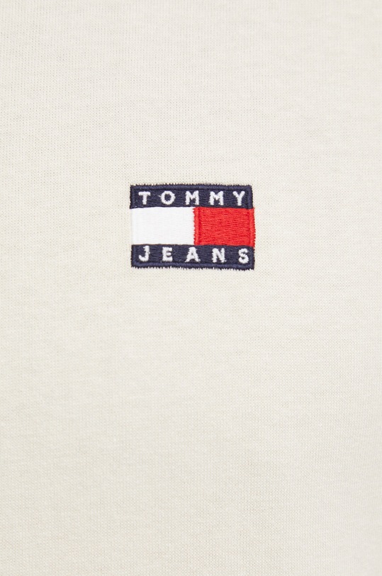 Tommy Jeans t-shirt bawełniany beżowy DM0DM17995