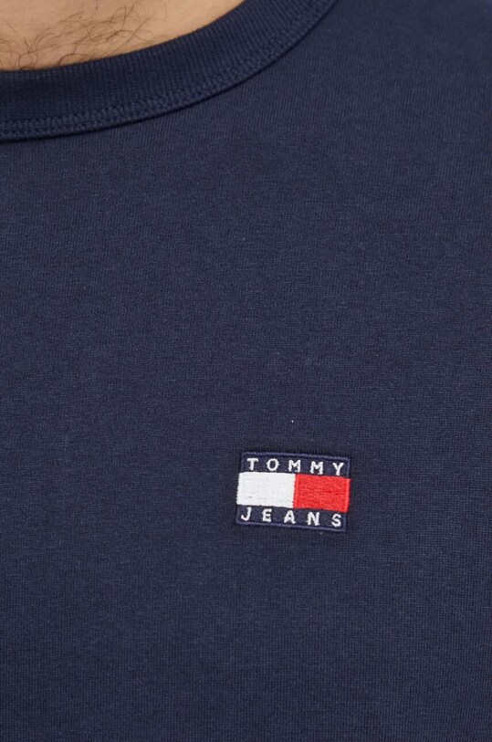 Tommy Jeans tricou din bumbac bleumarin DM0DM17995