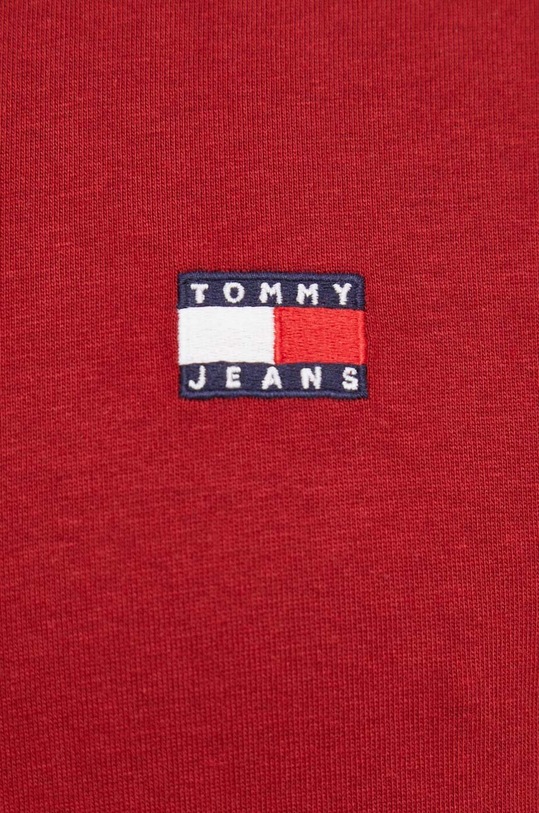 Tommy Jeans t-shirt bawełniany bordowy DM0DM17995