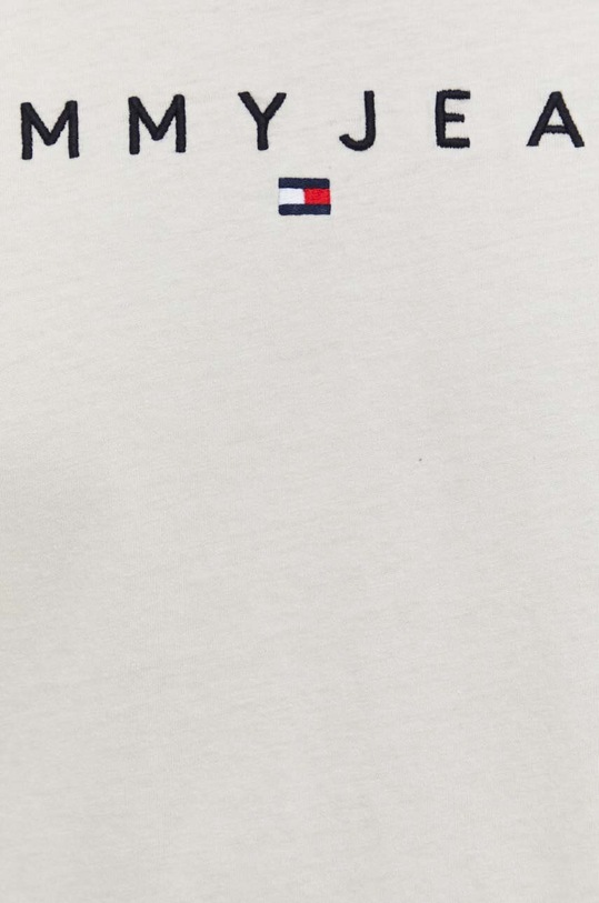 Bavlnené tričko Tommy Jeans DM0DM17993 béžová