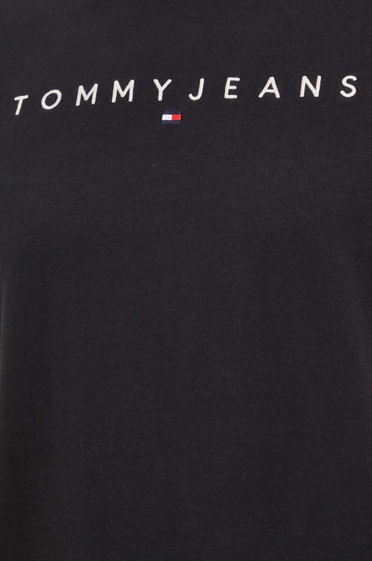 Bavlnené tričko Tommy Jeans čierna DM0DM17993
