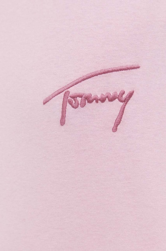 Tommy Jeans t-shirt bawełniany DM0DM17994 różowy
