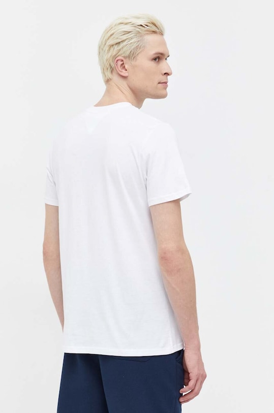 Odzież Tommy Jeans t-shirt bawełniany DM0DM18263 biały