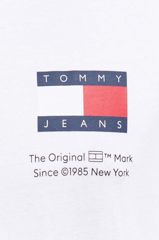 Tommy Jeans t-shirt bawełniany DM0DM18263 biały