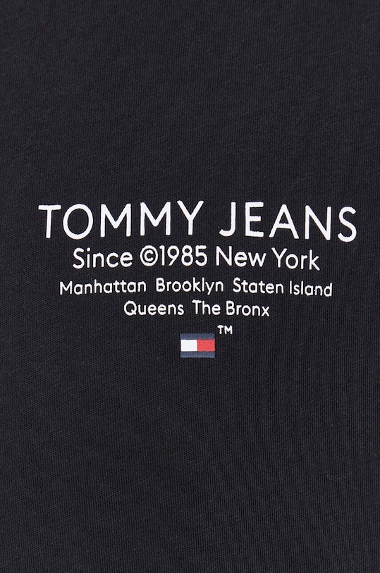 Хлопковая футболка Tommy Jeans DM0DM18265 чёрный