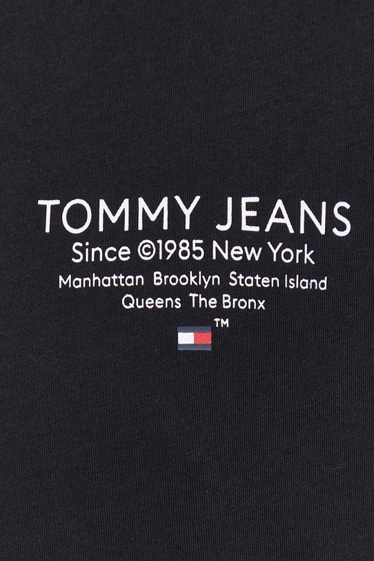 Хлопковая футболка Tommy Jeans DM0DM18265 чёрный