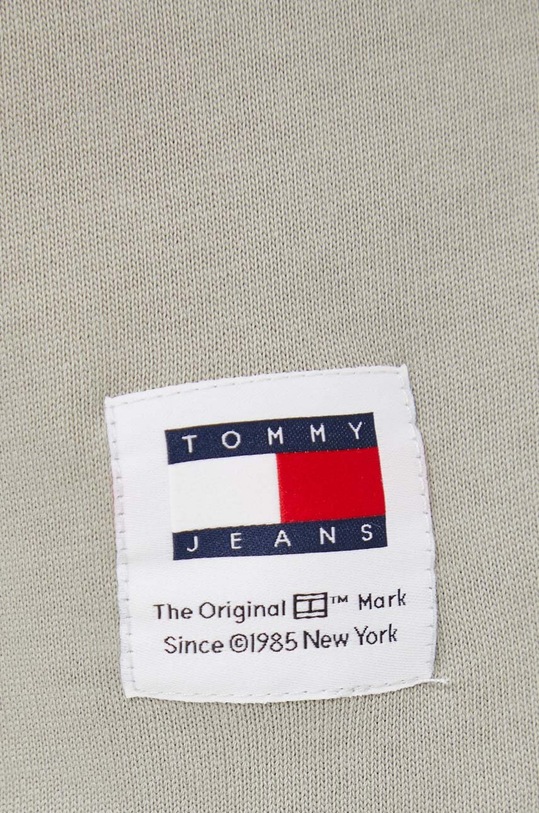 Tommy Jeans t-shirt bawełniany zielony DM0DM18266