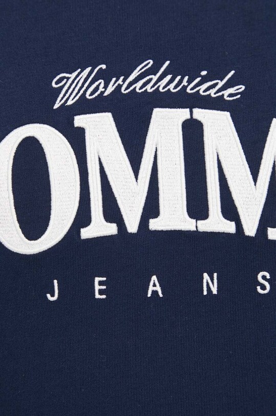 Бавовняна футболка Tommy Jeans темно-синій DM0DM18274