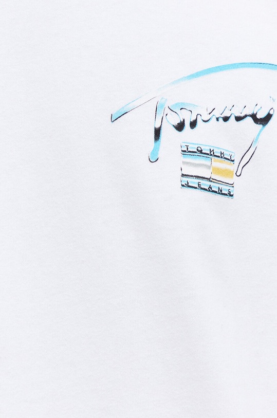 Tommy Jeans t-shirt bawełniany DM0DM18283 biały