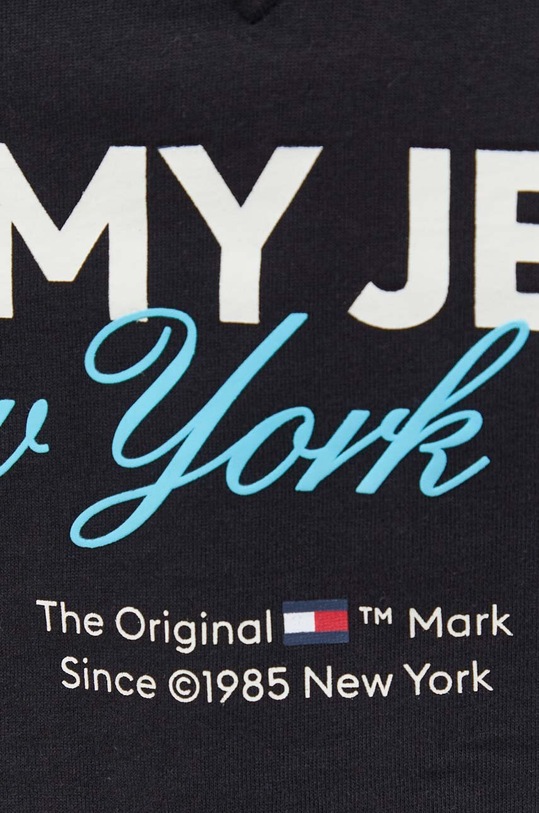 Бавовняна футболка Tommy Jeans DM0DM18286 чорний