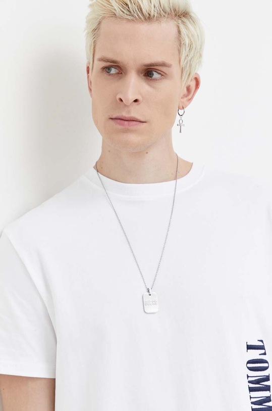 Tommy Jeans t-shirt bawełniany biały DM0DM18295