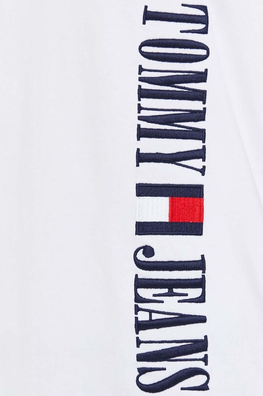 Хлопковая футболка Tommy Jeans DM0DM18295 белый