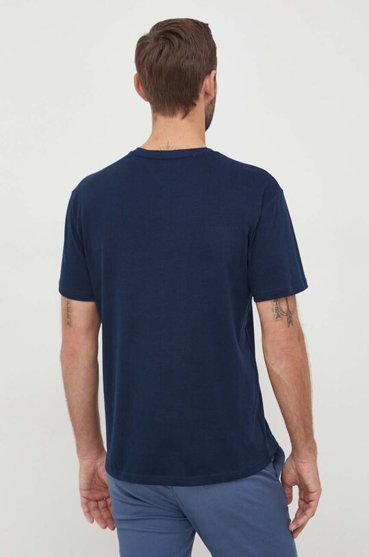 Îmbrăcăminte Tommy Jeans tricou din bumbac DM0DM18295 bleumarin