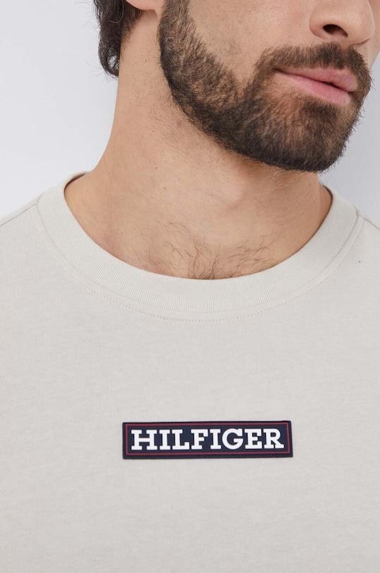 Tommy Hilfiger t-shirt beżowy MW0MW33723