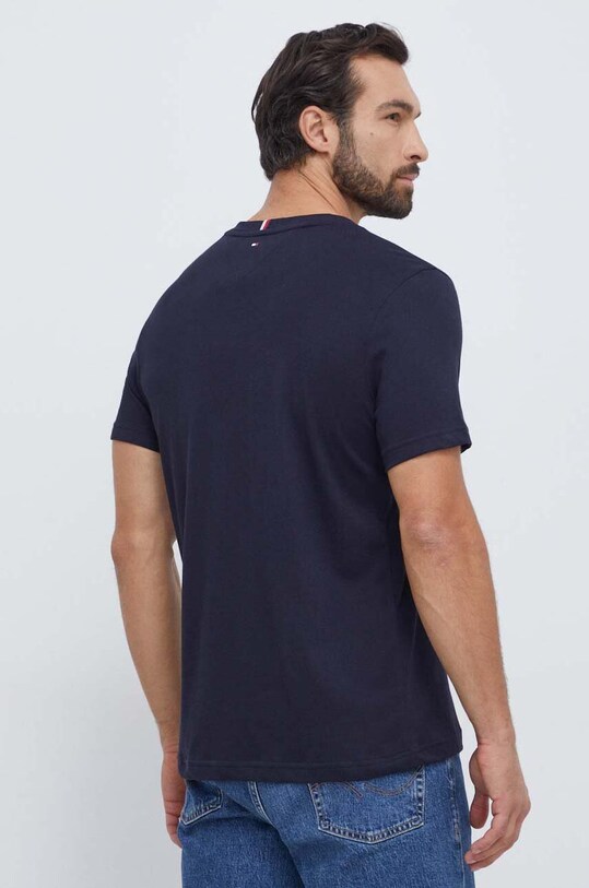 Футболка Tommy Hilfiger MW0MW33723 темно-синій SS24