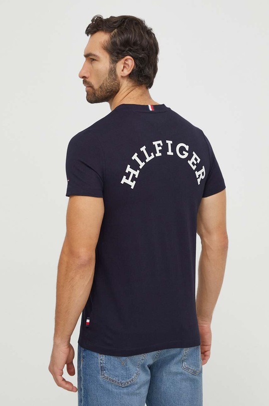 Odzież Tommy Hilfiger t-shirt bawełniany MW0MW33686 granatowy