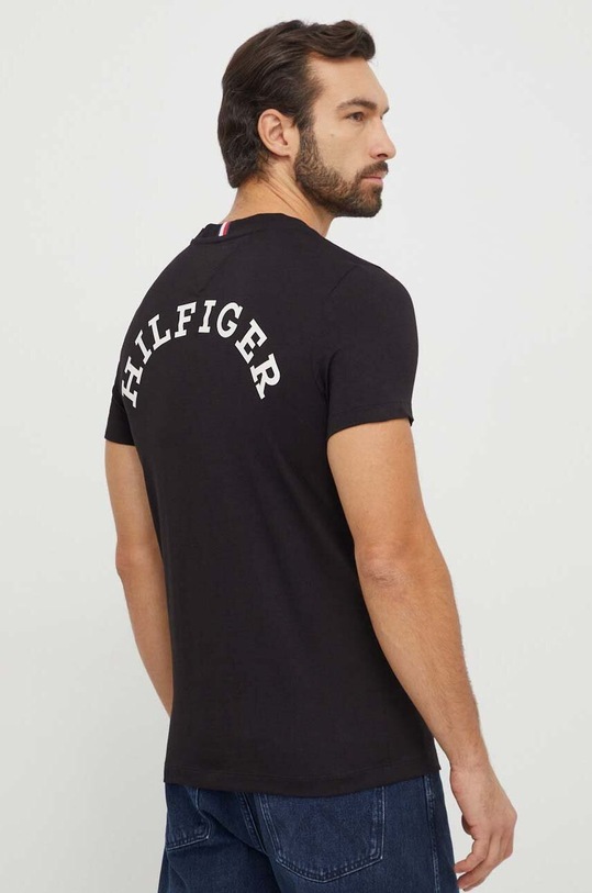 Odzież Tommy Hilfiger t-shirt bawełniany MW0MW33686 czarny