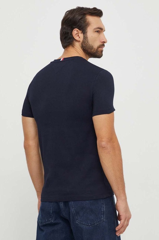 Odzież Tommy Hilfiger t-shirt bawełniany MW0MW33687 granatowy
