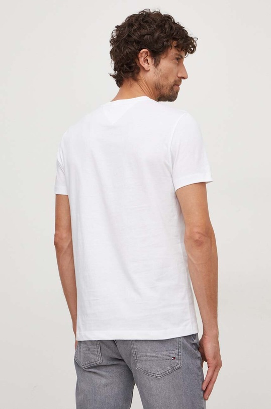Odzież Tommy Hilfiger t-shirt bawełniany MW0MW33689 biały