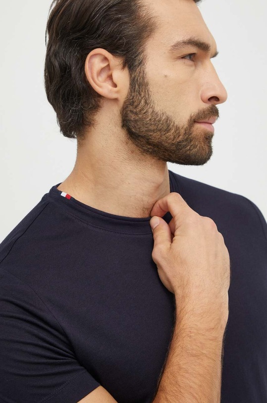 Tommy Hilfiger t-shirt bawełniany MW0MW33892 granatowy SS24