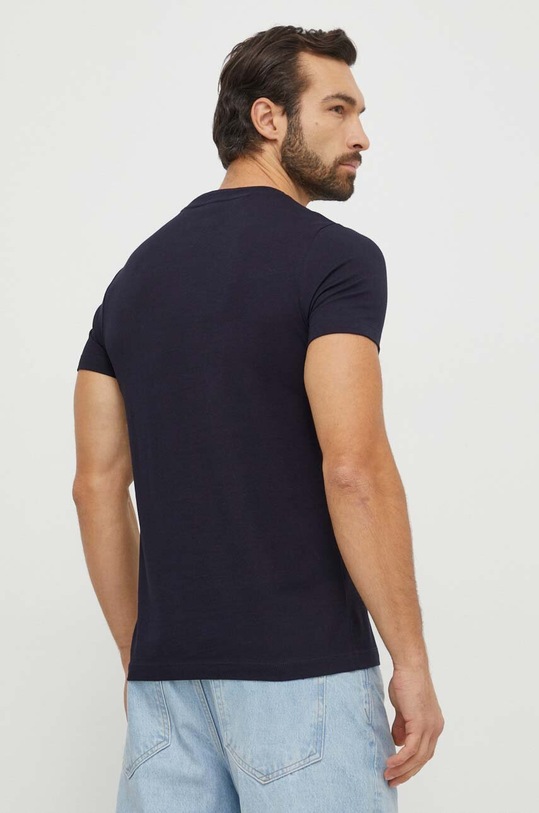 Odzież Tommy Hilfiger t-shirt bawełniany MW0MW33892 granatowy