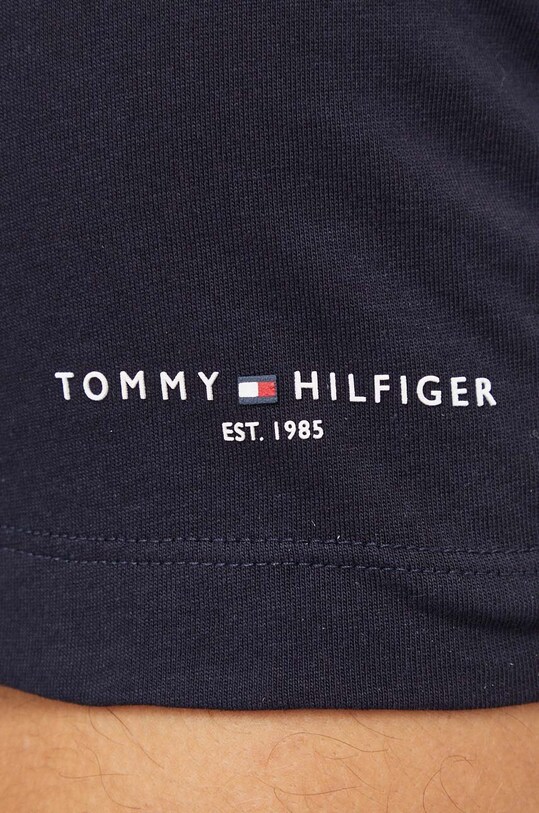 Βαμβακερό μπλουζάκι Tommy Hilfiger σκούρο μπλε MW0MW33892