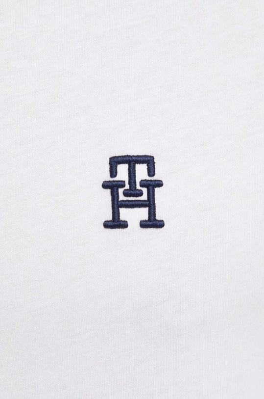 Bavlněné tričko Tommy Hilfiger bílá MW0MW33987