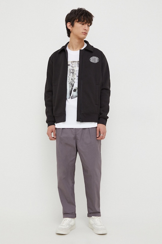 Памучна тениска G-Star D23899.C336 бял SS24