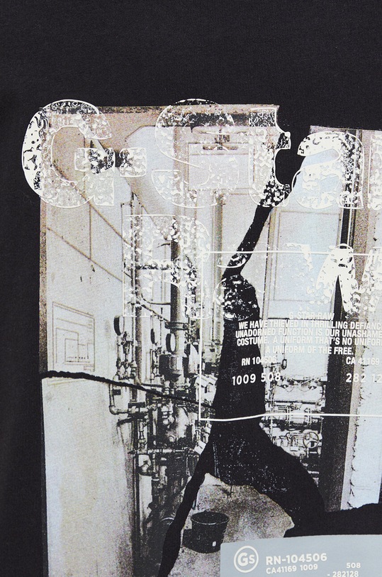 G-Star tricou din bumbac D23899.C336 negru